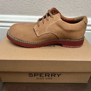 Sperry brand Tevin Buck Suede size 13 1/2 Wide shoes. New/never used